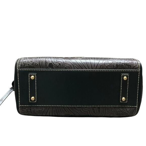 Dooney & Bourke Black Embossed Satchel Disney Aulani NWT - Picture 8 of 16